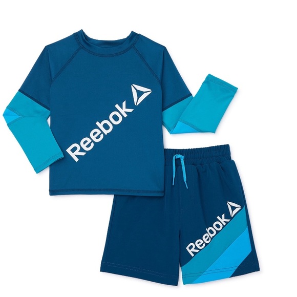 Child's Bathing Costume Reebok B ES BW BRDSRT Blue